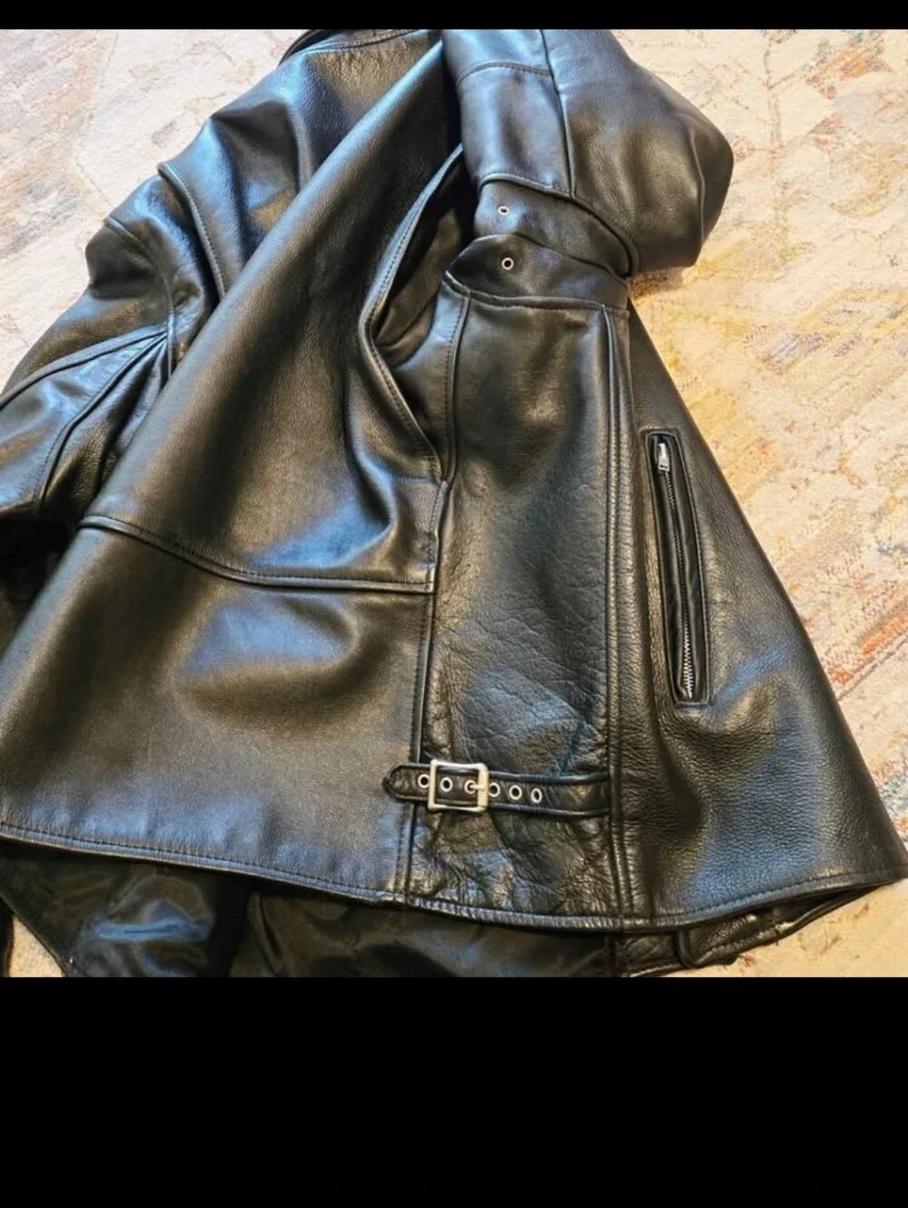 Mens Black Leather Jacket